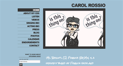 Desktop Screenshot of carolrossio.com