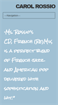 Mobile Screenshot of carolrossio.com